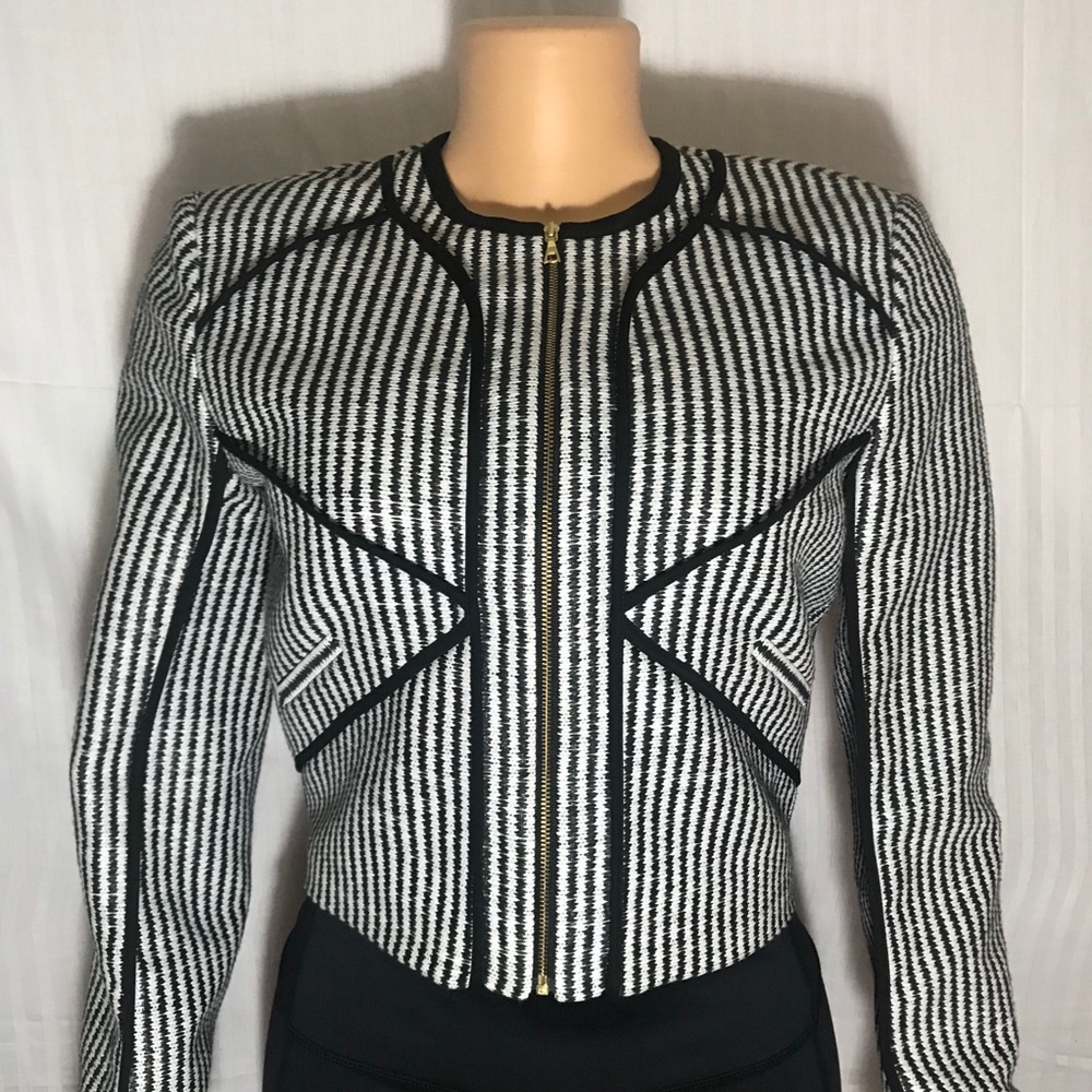 Sass & Bide - White & black Suit Jacket